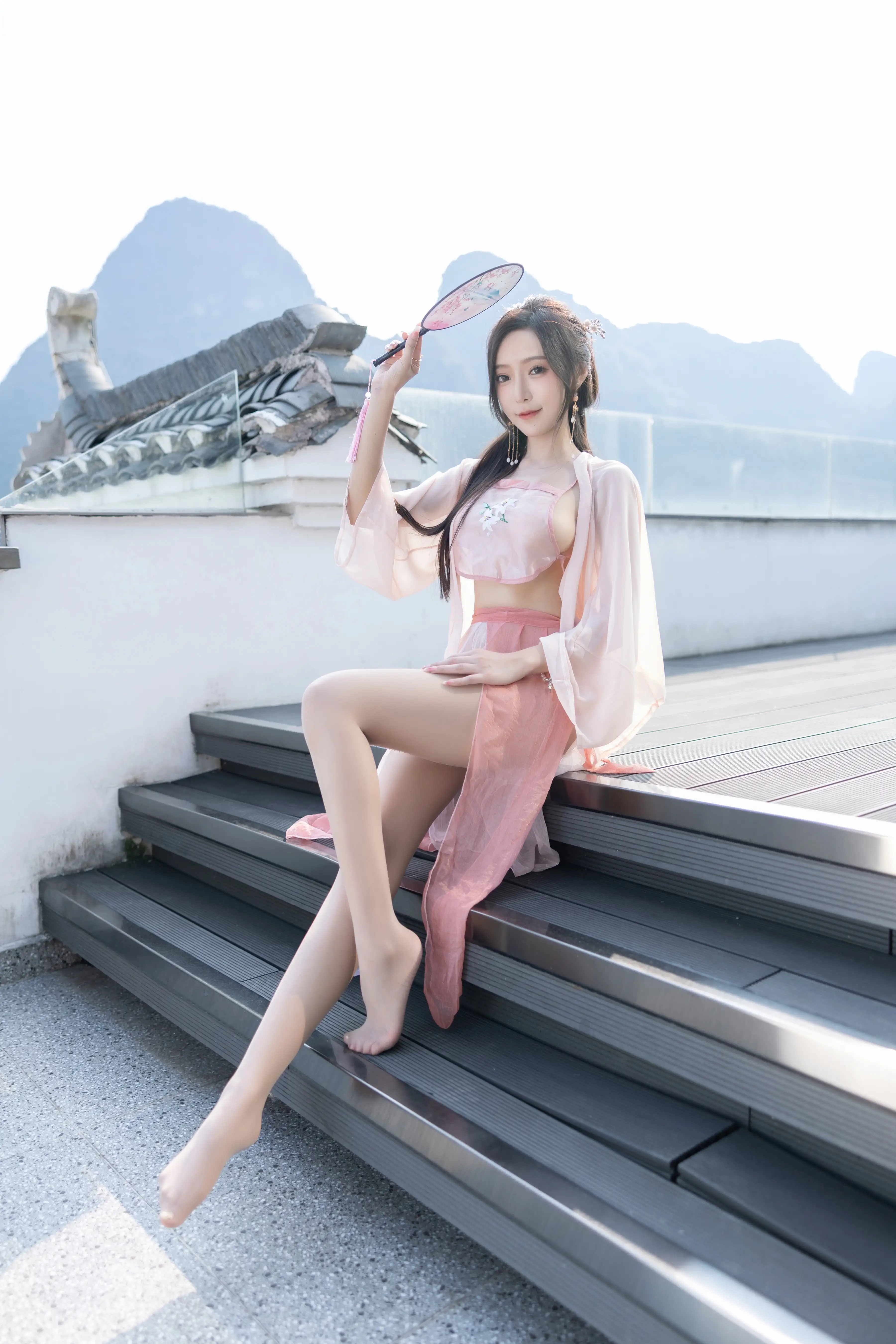 王馨瑶_NO.023_内购无水印_NO.6040_粉色古装情趣_ - M940.COM 内部私购-第2张